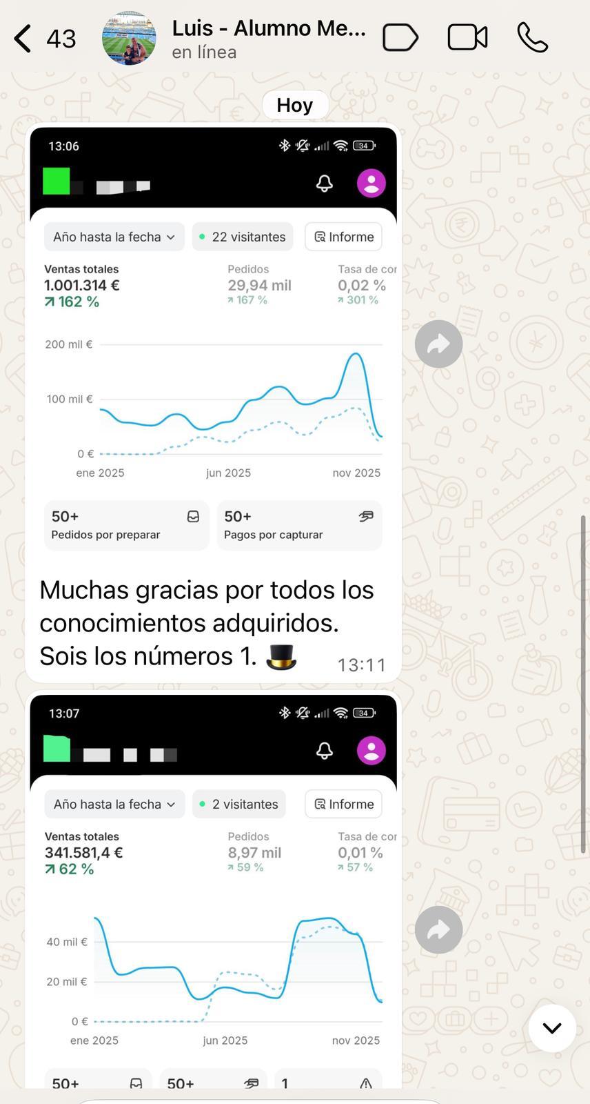 Testimonio WhatsApp 1