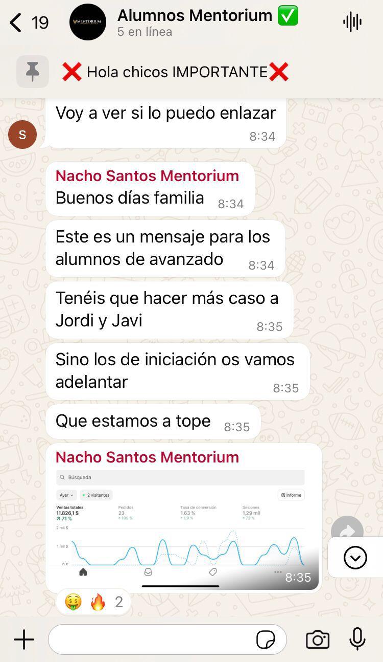 Testimonio WhatsApp 13